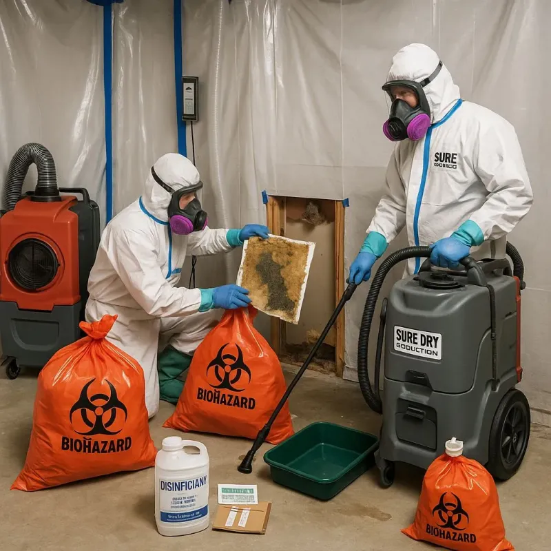 Contaminated Water Handling Protocols process in Anderson County, TX