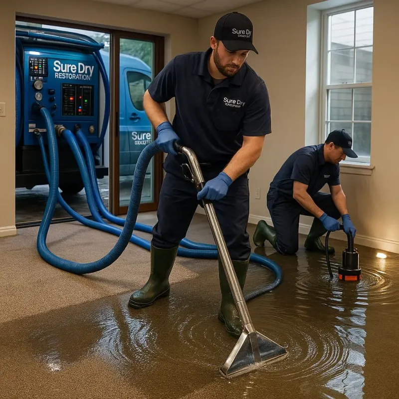 Water Extraction and Removal process in Anderson County, TX